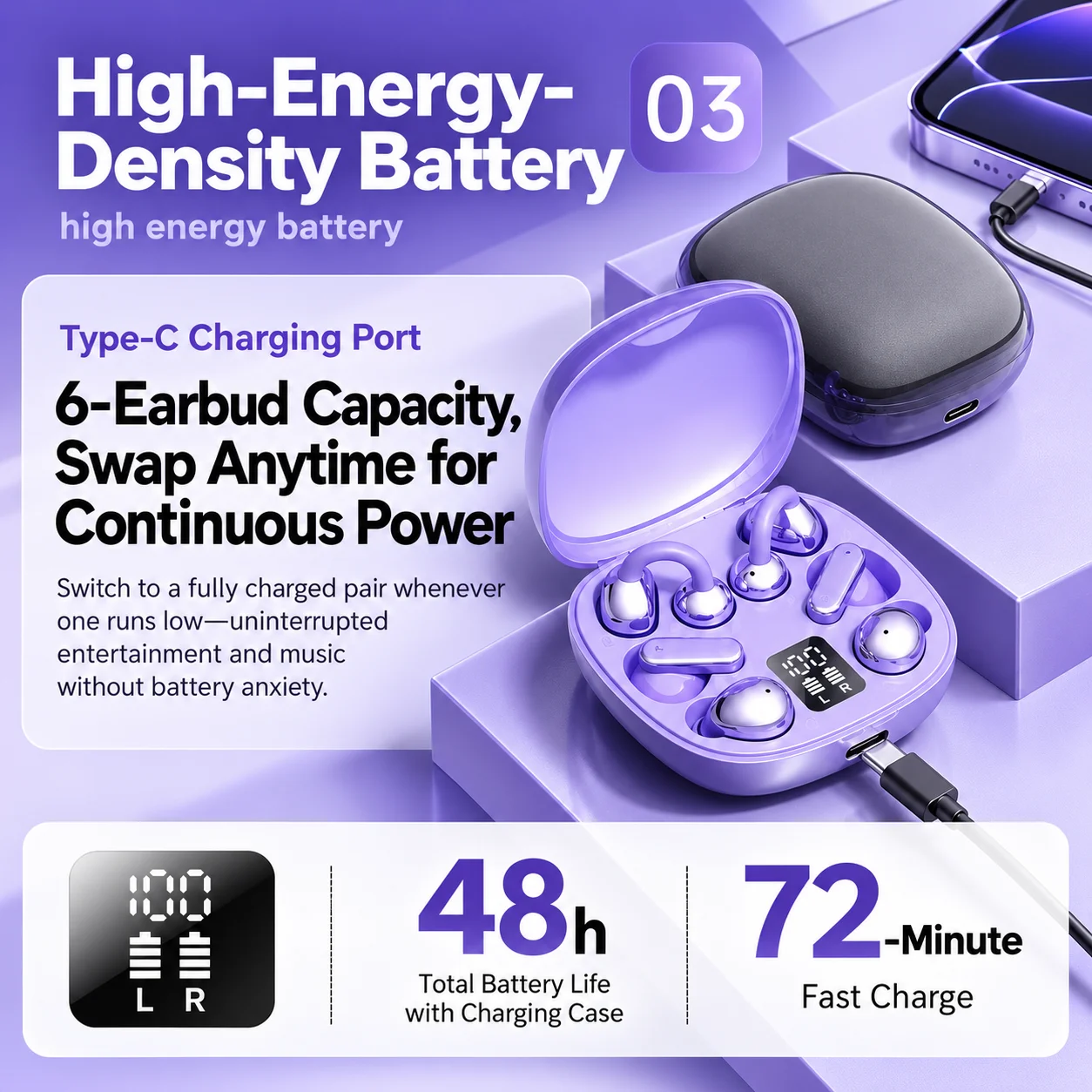 Earbud Bluetooth Nirkabel 3-in - Sleep Mask Headphones Bluetooth ulasan dan harga