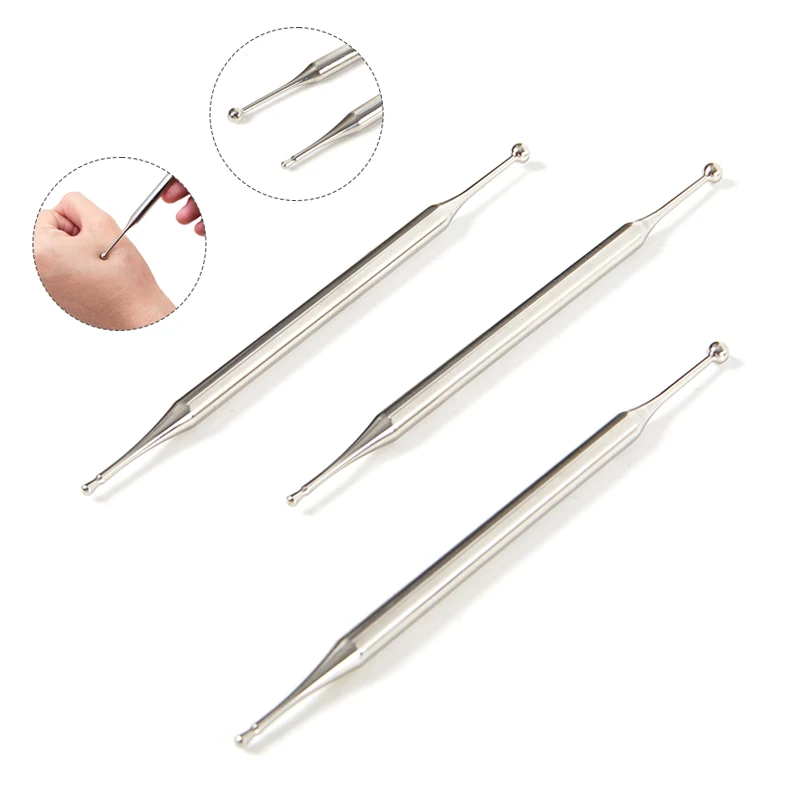 Face Eye Ears Acupuncture Point Probe Massage Pen Painless Acupoint Detecting Pen Facial Reflexology Tool Dredge Meridian