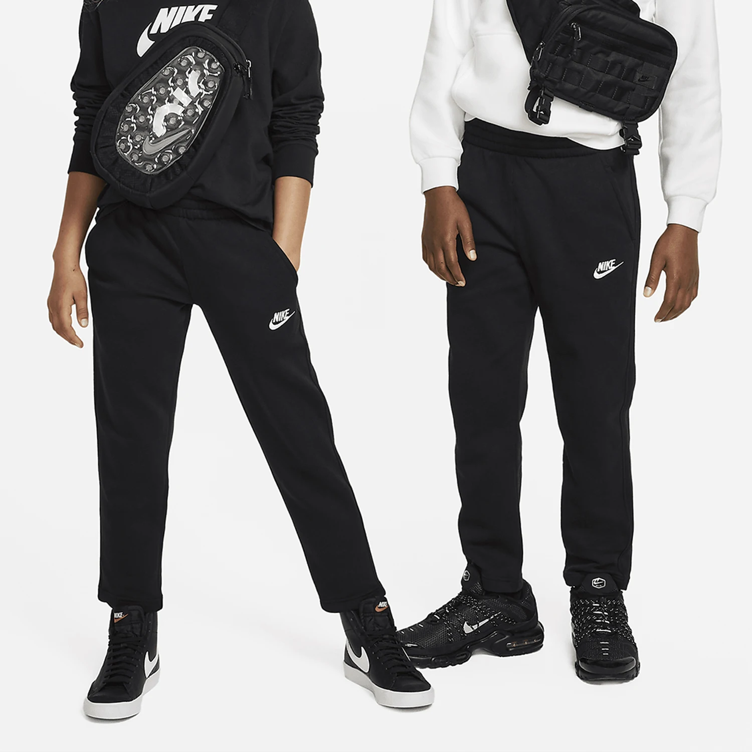 

Оригинальные детские спортивные брюки Nike осенней коллекции с вышивкой, облегающего кроя, FD3010-010