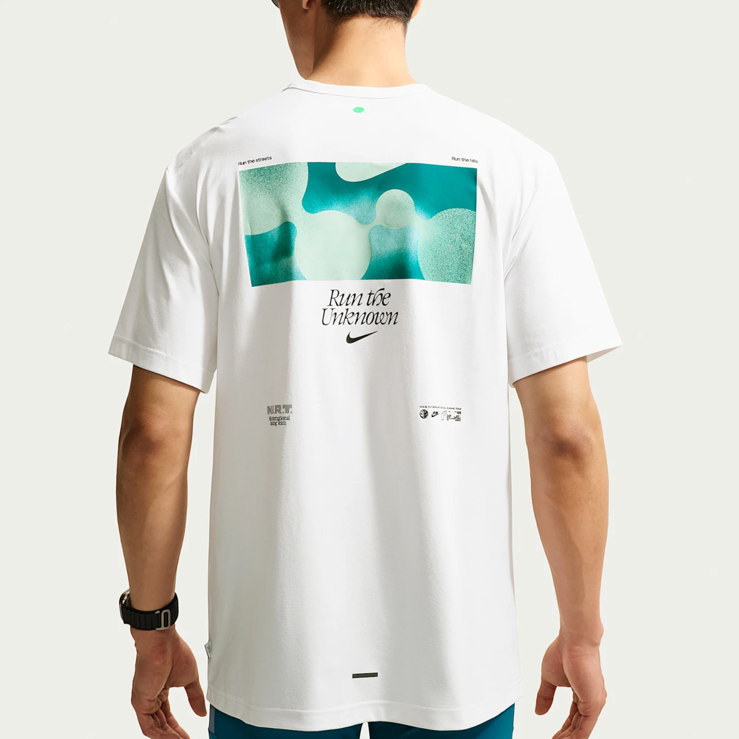 Nike genuine men's letter printed pullover round neck casual short sleeved T-shirt IV6611-100