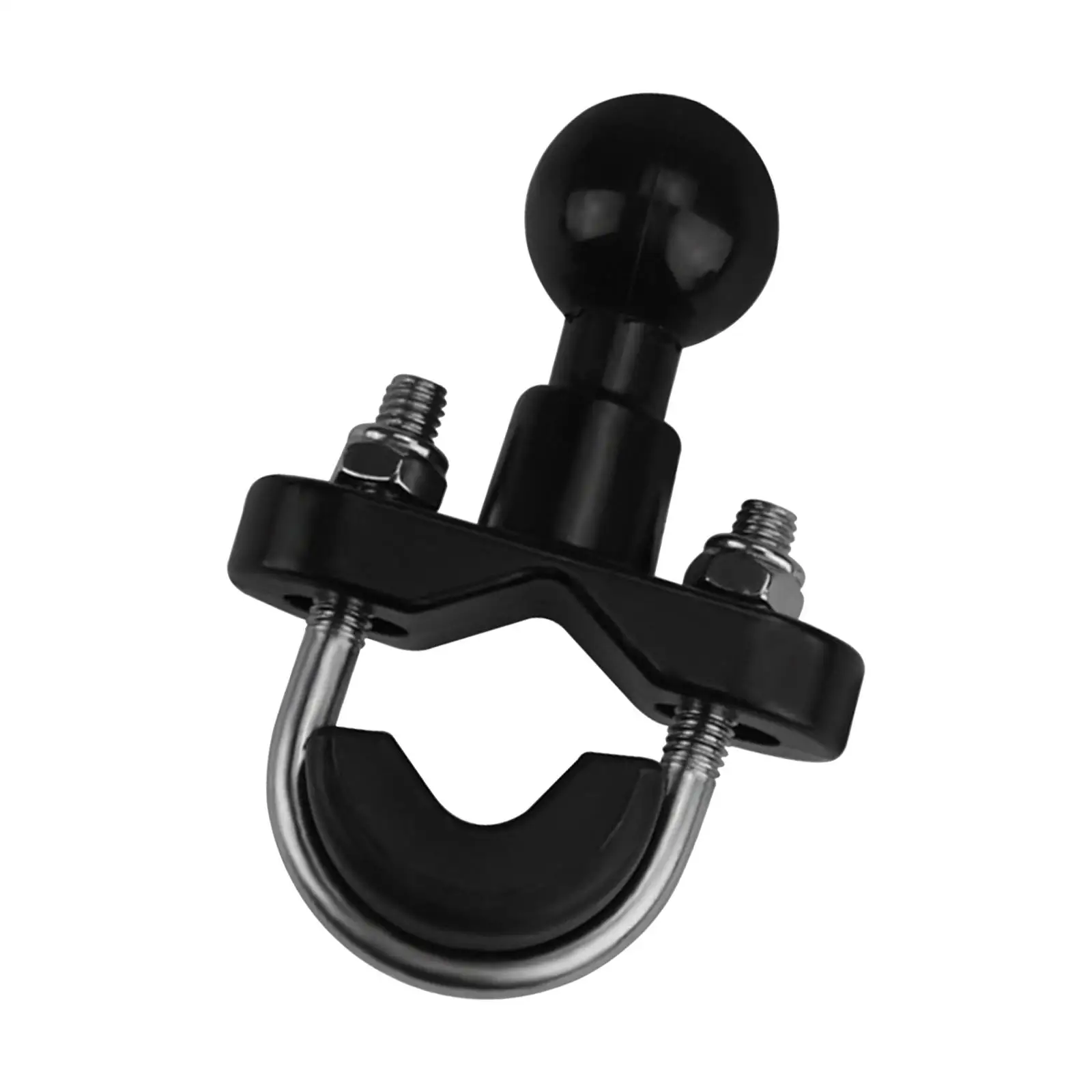 Motorcycle Handlebar U Bolt Mount Base Kit Accessories 2.2cm Ball Clamp Bracket for Motorbike Phone Holder Easily Install image 2