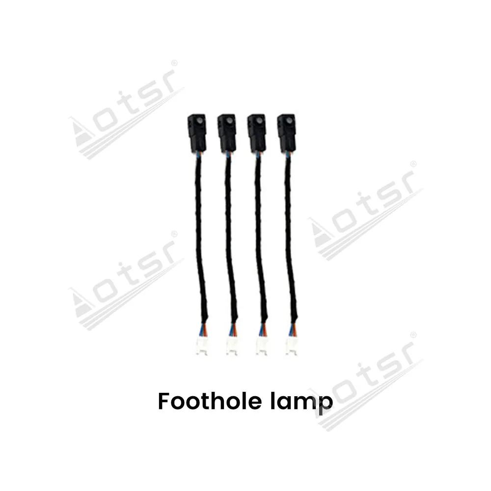 Atmosphere Lamp For Toyota 2015-2021 Highlander Atmosphere Light Rosewood Pattern Fantasy 17 Lights Atmosphere Light