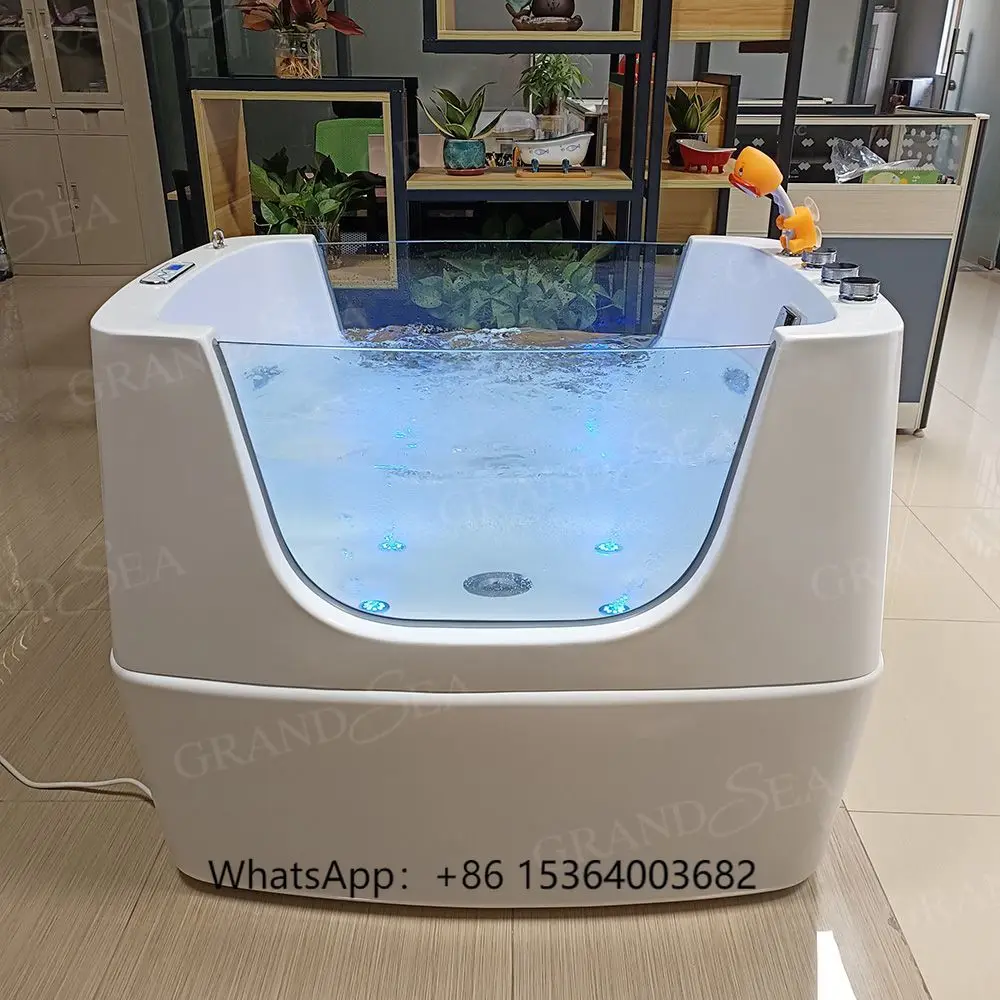 

Modern New Design Pet Bath Wash Dog Grooming Bathtubs Big Luxury Indoor Pet Spa Bathtubs