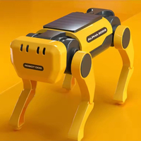 Kids Robot Dog Science Experiment Kits Solar Powered Puppy Children DIY Educational Stem Toys science Developmental Gift
