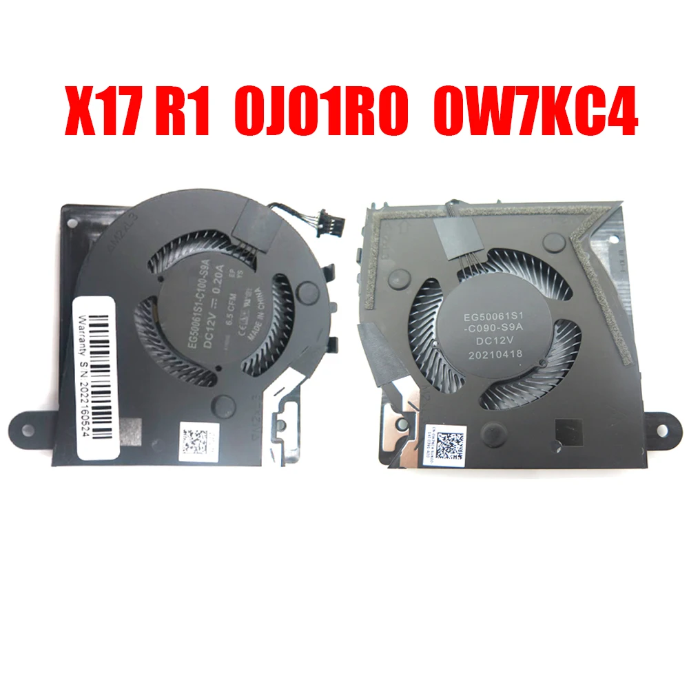 

Laptop Fan For Alienware X17 R1 0J01R0 J01R0 EG50061S1-C100-S9A 0W7KC4 W7KC4 EG50061S1-C090-S9A DC12V 0.2A New