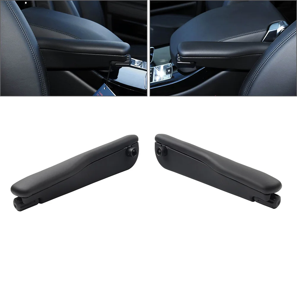 1Pcs Car Front Seat Armrest Leather Black For Land Rover Range Rover Sport 2014-2017 For Discovery 5 2017-2020 LR139598 LR139599