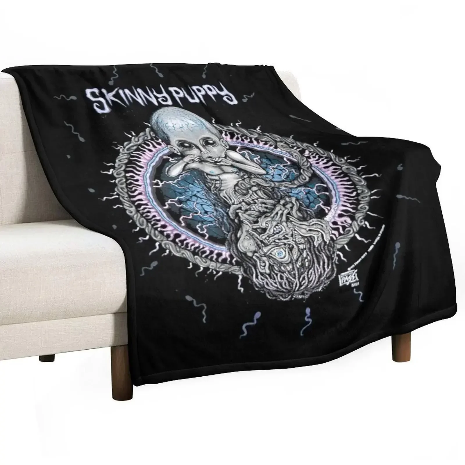 

Skinny Puppy Last Rights 1992 Album Throw Blanket Summer Beddings For Sofa Thin Blankets