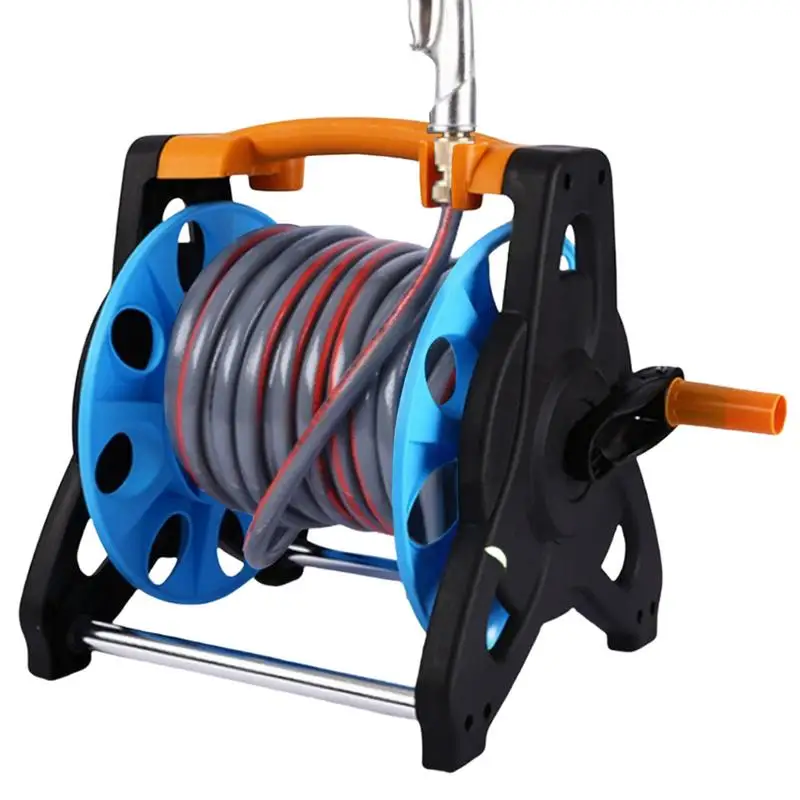 

Garden Hose Reel Heavy Duty Tube Storage Roller Mobile Car Washing Watering Hose Reel Cart for Yard Park Patio Backyard Farm