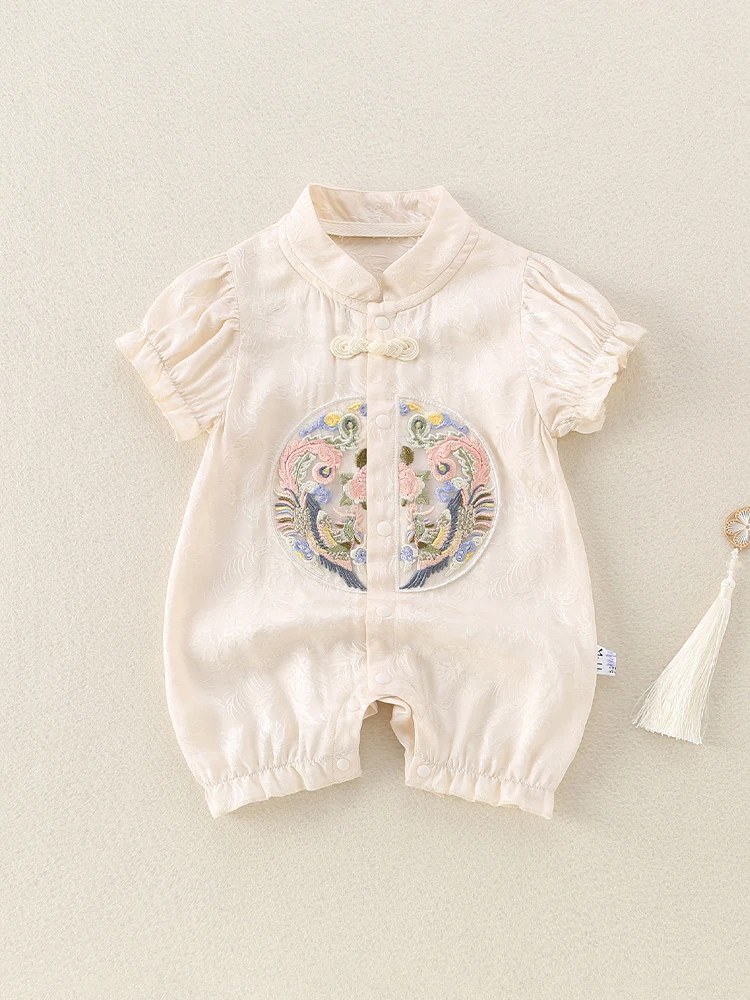 

Newborn Baby Clothes ort Sve Outfit for Girls Summer Rer High Waist Long Pants Versatile Hanfu Sle Baby Girl Outfit