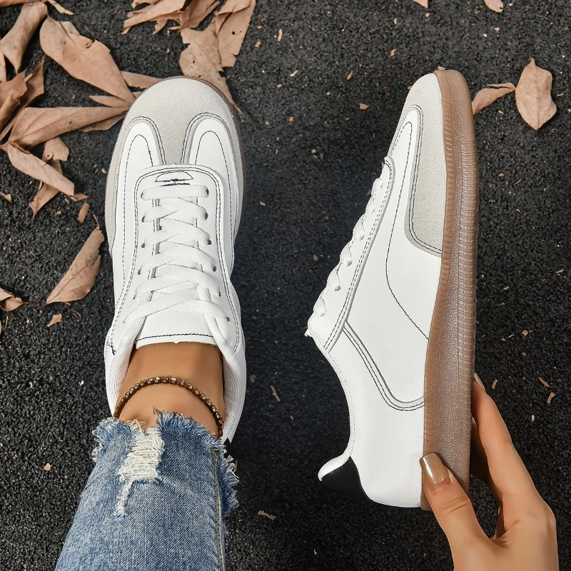 

Спортивная женская повседневная обувь на открытом воздухе, удобные нескользящие кроссовки для бега, дышащая прогулочная обувь на плоской подошве, кроссовки для бега больших размеров