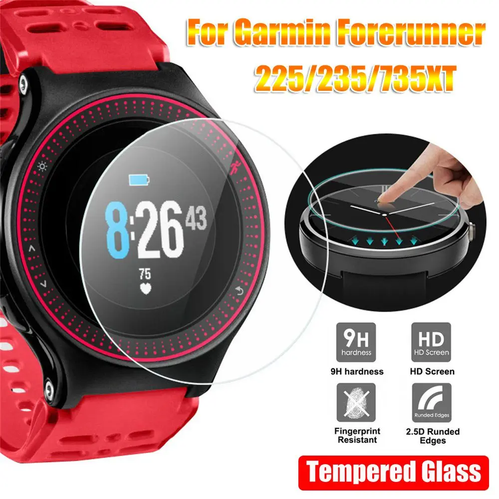 New HD Clear For Garmin Forerunner 235 225 735XT Protective Film Screen Protectors Tempered Glass