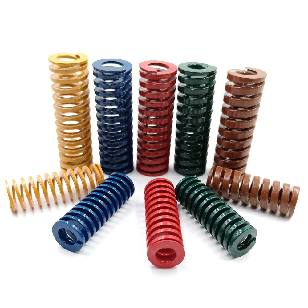 1Pcs Spiral Stamping Compression Mould Die Spring OD 18 20 22mm Length 25 - 175mm Yellow / Blue / Red / Green / Brown Spring