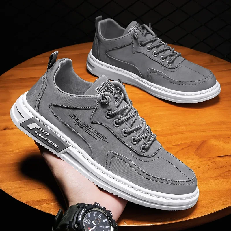 Shoes New Fahsion Men Vulcanize Classic Platform Canvas for Male Anti-Odor Men Casual Shoes Flats Hard-Wearing