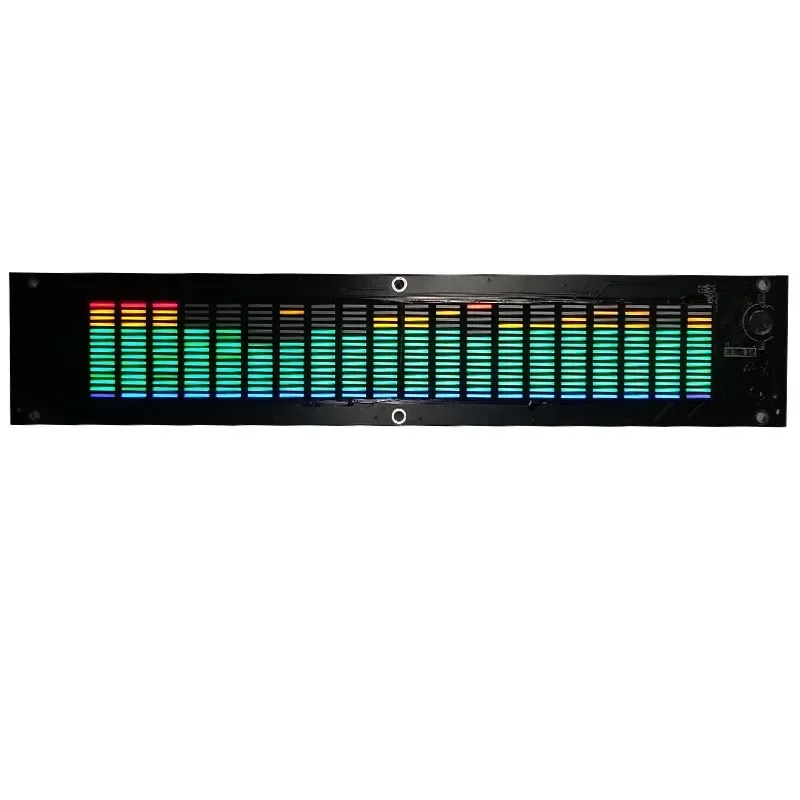 Electronic 12V LED Music Spectrum Display Multi-mode DSP Equalizer Level Indicator Light Rhythm Analyzer on-board