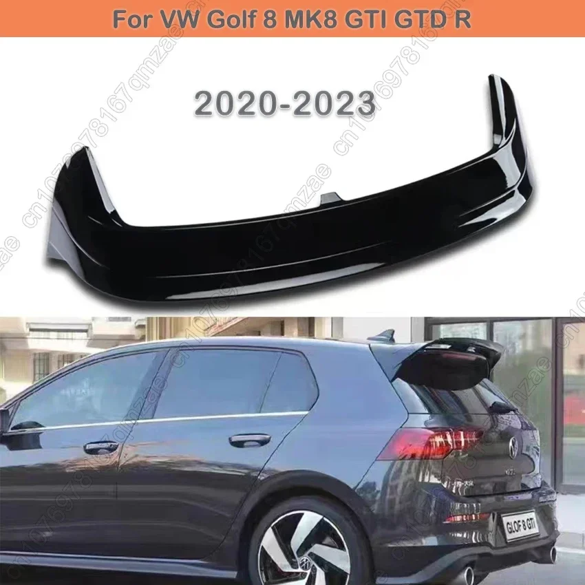 

Для VW Golf 8 MK8 GTI GTD 2020-2023 Клубный спортивный стиль, спойлер на крышу, комплект тюнинга, задний багажник, багажник, спойлер, крыло, глянцевый Bkack