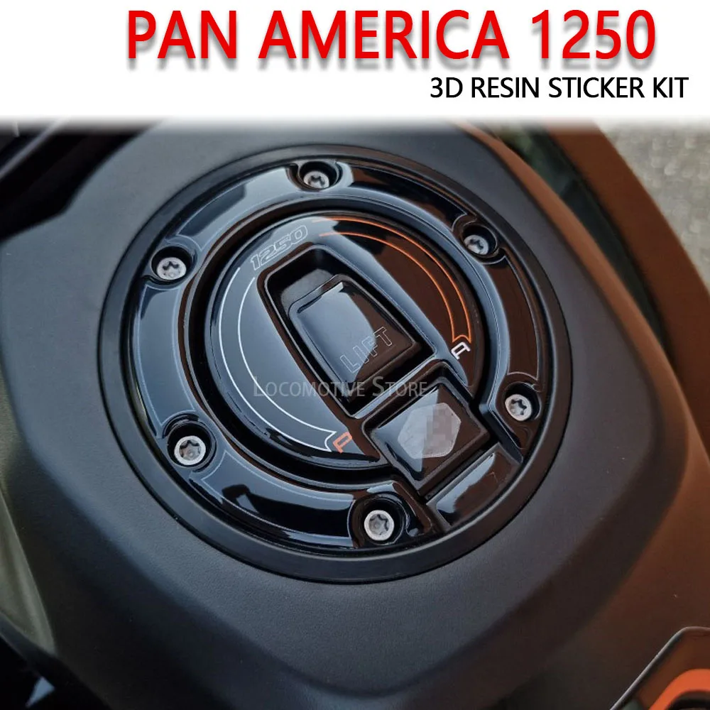 

Для Pan America 1250 Harley Davidson PanAmerica 1250 2020-2023 3D гелевая эпоксидная смола, наклейка, резервуар, защитный комплект