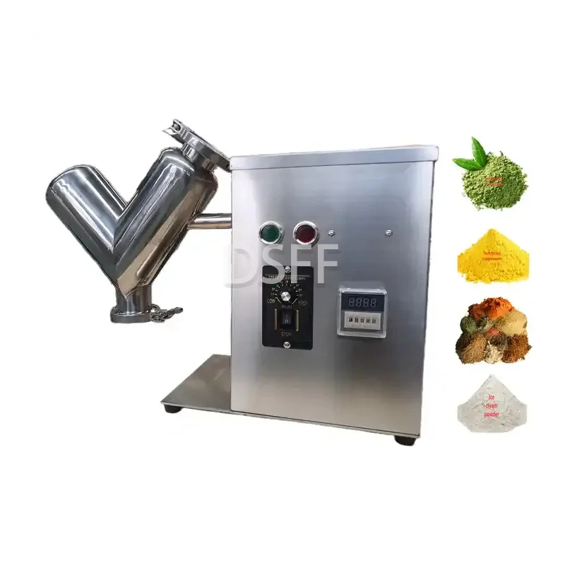 Automatic Industrial High Speed Dry Powder Mixer V Shaped Blender Powder Mixing Machine