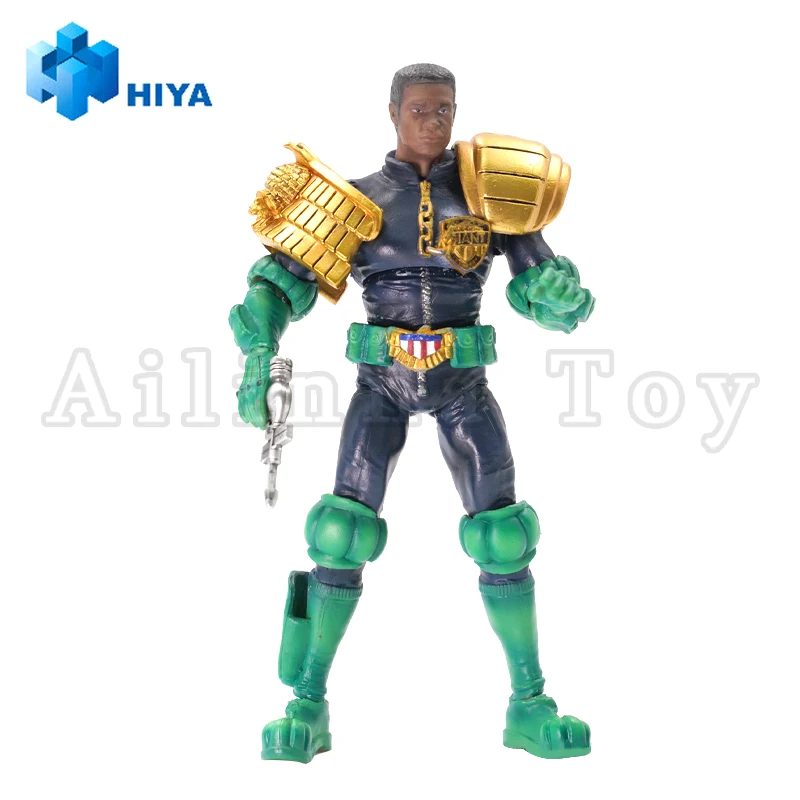 HIYA 1/18 4inch Action Figure Exquisite Mini Series Judge Dredd Judge Giant Anime For Gift