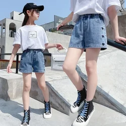 Summer Fashion Kid Girl Denim Shorts Thin Section 3-10Y Girl Embroidery Shorts