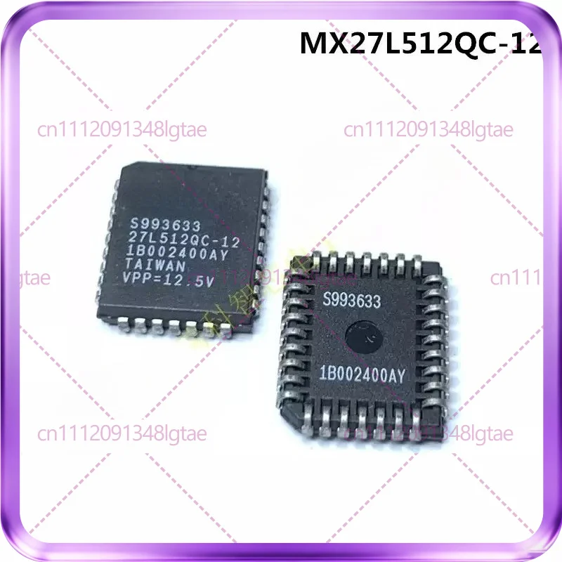 5-10pcs MX27L512QC-12 PLCC CMOS 512K-BIT 64Kx8 For EPROM New original