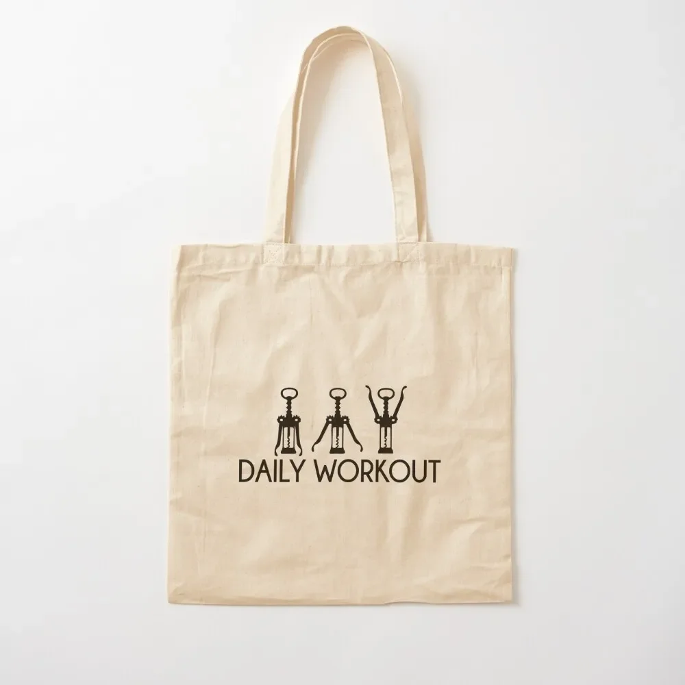 

Daily Workout - Corkscrew Tote Bag Gift bag Women's handbag custom bags custom canvas bag