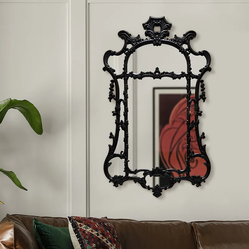 etro carved villa French decorative  American fireplace wall hanging light luxury enigma  wall