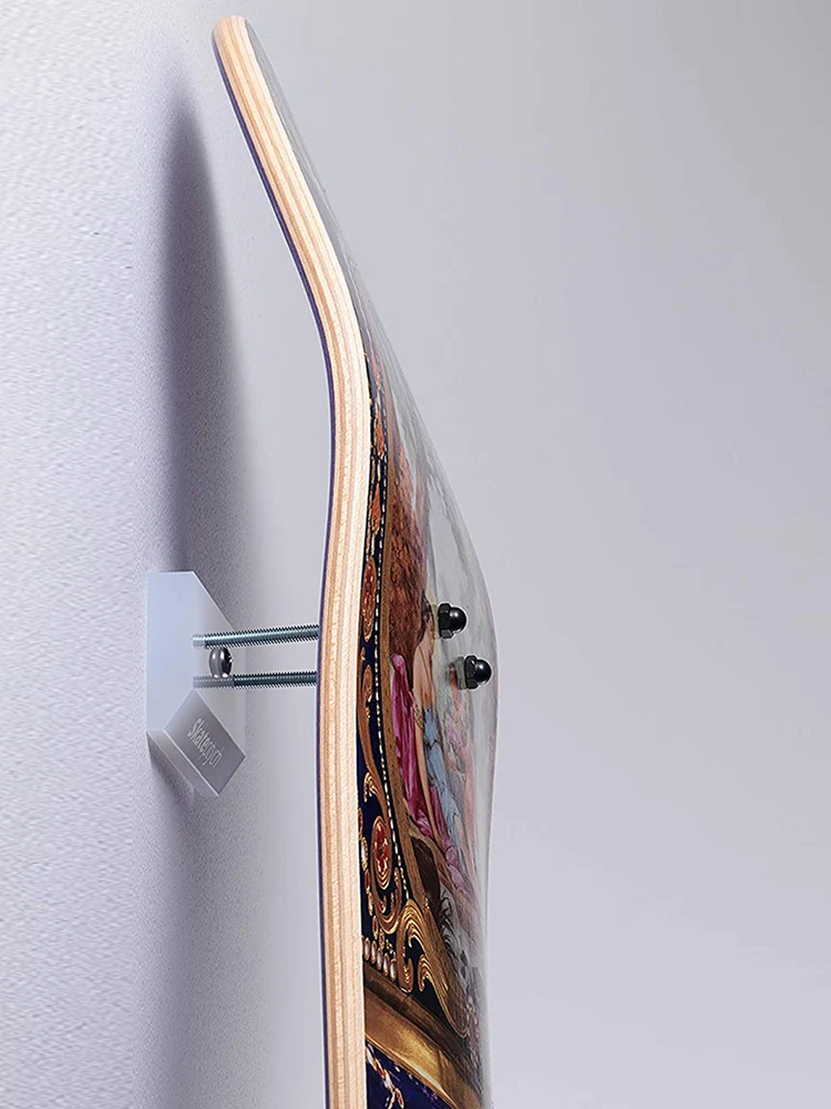 

Настенный держатель для скейтборда, прозрачный акриловый стенд для хранения скейтбордов, для любителей скейтбординга