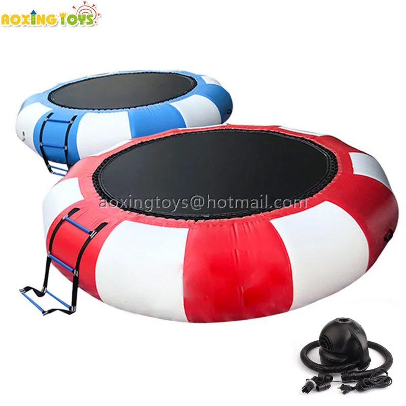 

2M/3M/4M Inflatable Water Trampoline Giant water Prak Sport Game Floating Toys For Children Adults With Air Pump