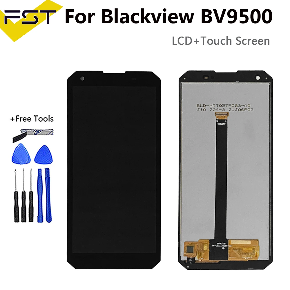 

For BLACKVIEW BV9500 LCD Display + Touch Screen Replacement 100% Tested Work Screen Blackview BV 9500 LCD Screen