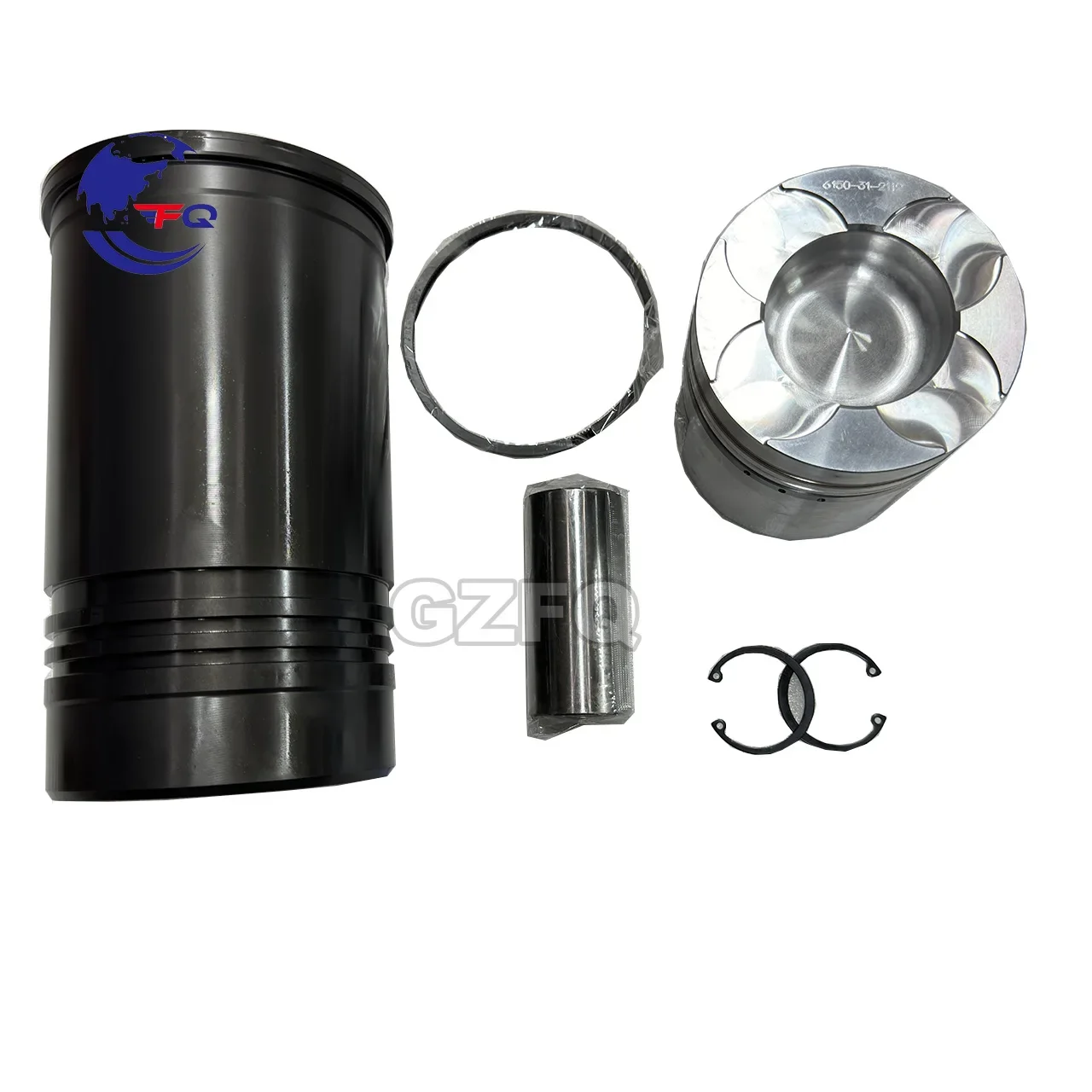 Original Cummins Cylinder Liner Kit S6D125 Repair Kit Brand New Bajaj Engine Overhaul Part For Excavator Part