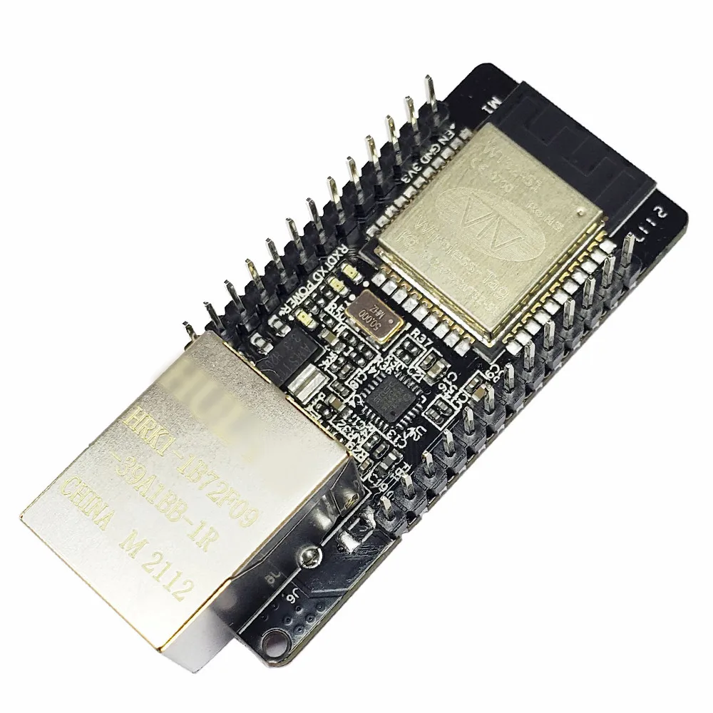 Placa de módulo inalámbrico WT32-ETH01, puerto serie integrado, red Ethernet para Combo Gateway, Bluetooth, WIFI, MCU, ESP32