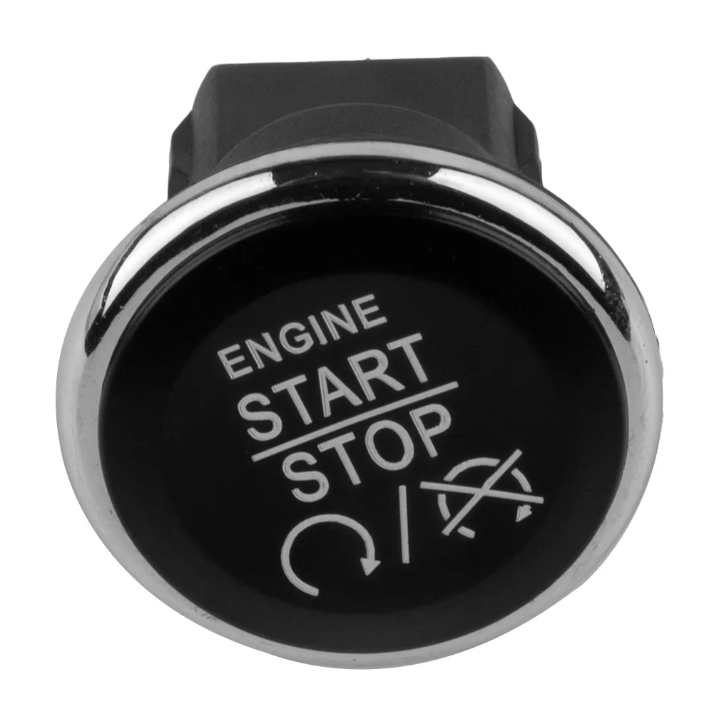 Easy to Use Ignition Start Stop Push Button for Dodge For Jeep 2008 2016 Dashboard Front Location OE 1FU931X9AC