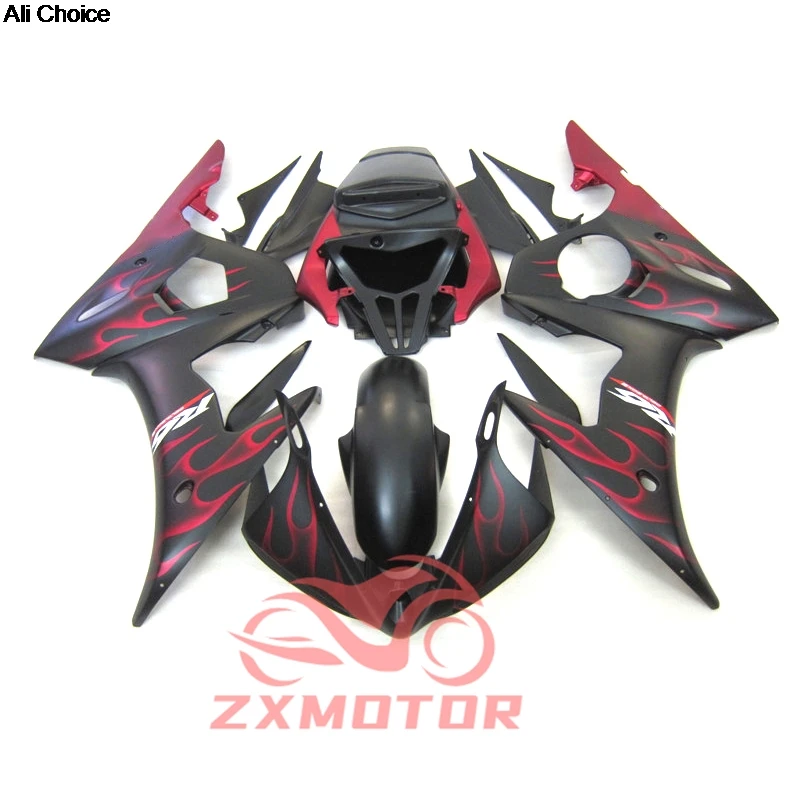 

New YZF R6 03 04 05 Trail Bike Fairing Kit for Yamaha YZF R6 2003 2004 2005 Motorcycle ZXMT Fairings Set Panel Set Bodywork Fit