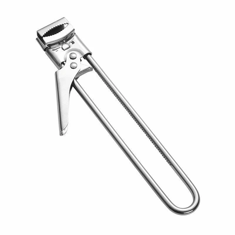 1 Piece Adjustable Bottle Opener Stainless Steel Manual Unscrewing For Weak Hands Rotating Open Cap