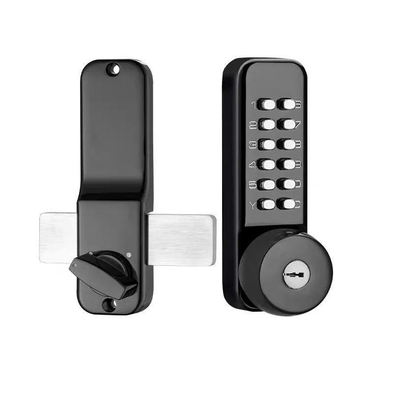 Anti Theft Mechanical Combination Lock Villa Fence Outdoor Waterproof Password Gate Lock for Courtyard Yard Home Entry Zinc Easy
