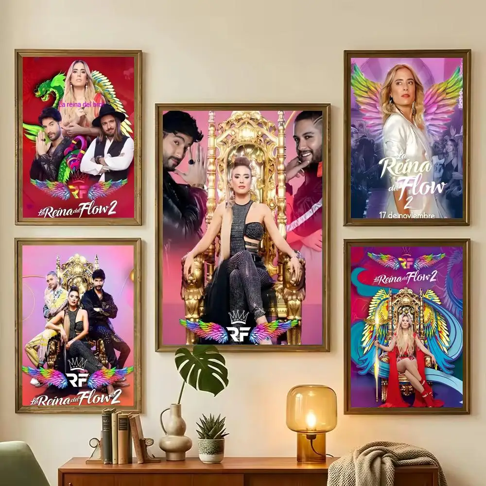 The Queen of Flow TV Poster Decorative Wall Art for Living Rooms, Bedrooms, Bars & Cafés, Stylish Home Décor Gift