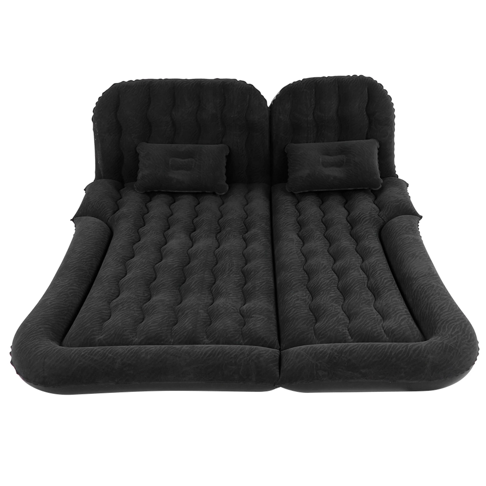 

Car Air Mattress With Pump PVC Velvet 2-in-1 Travel Mattress Suitable For SUV/Car Portable Camping Sleeping Pad Quick Inflation