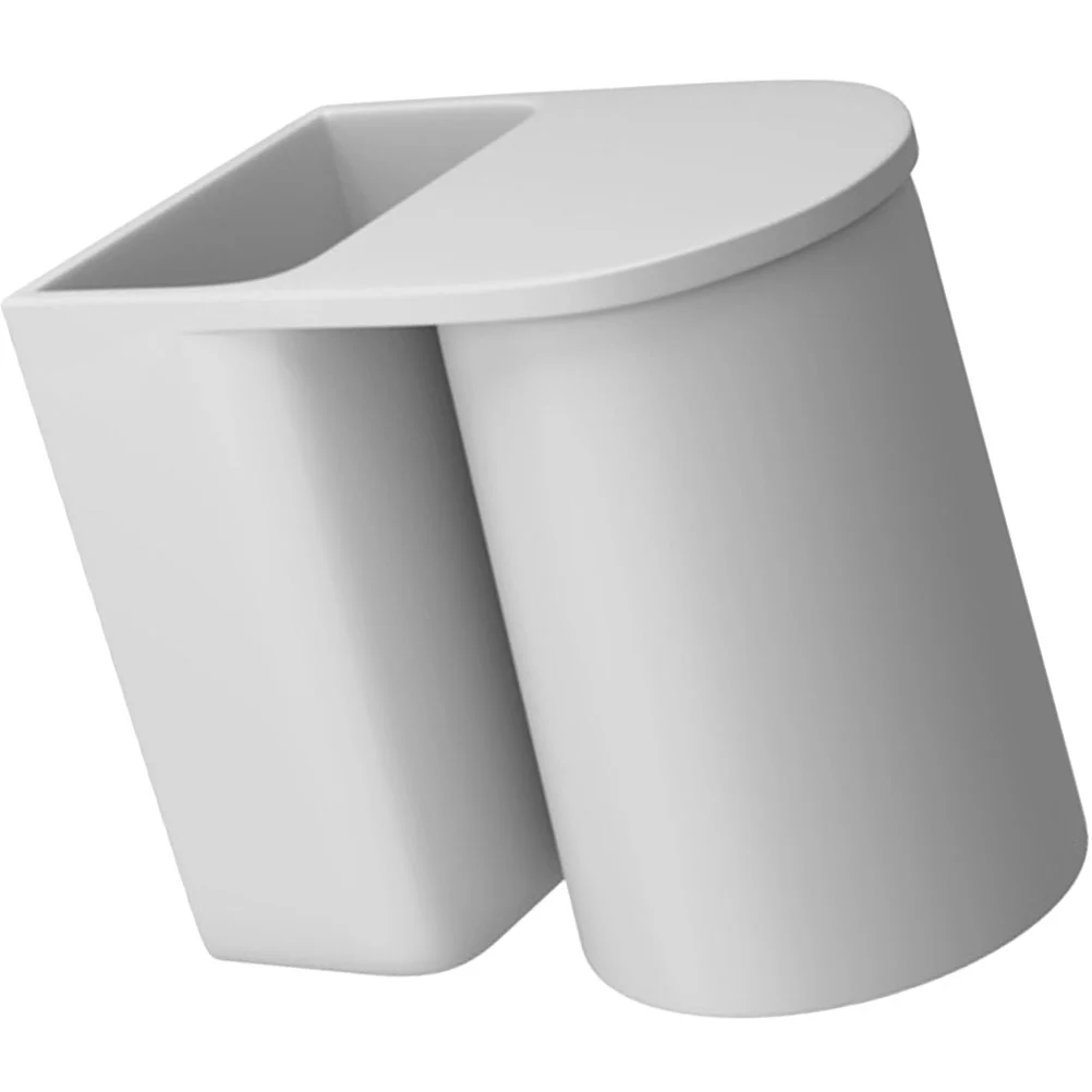  Holders for Bathrooms Magnetic Tooth Cup Storage Rack Toothbrush Wall Mount Grey