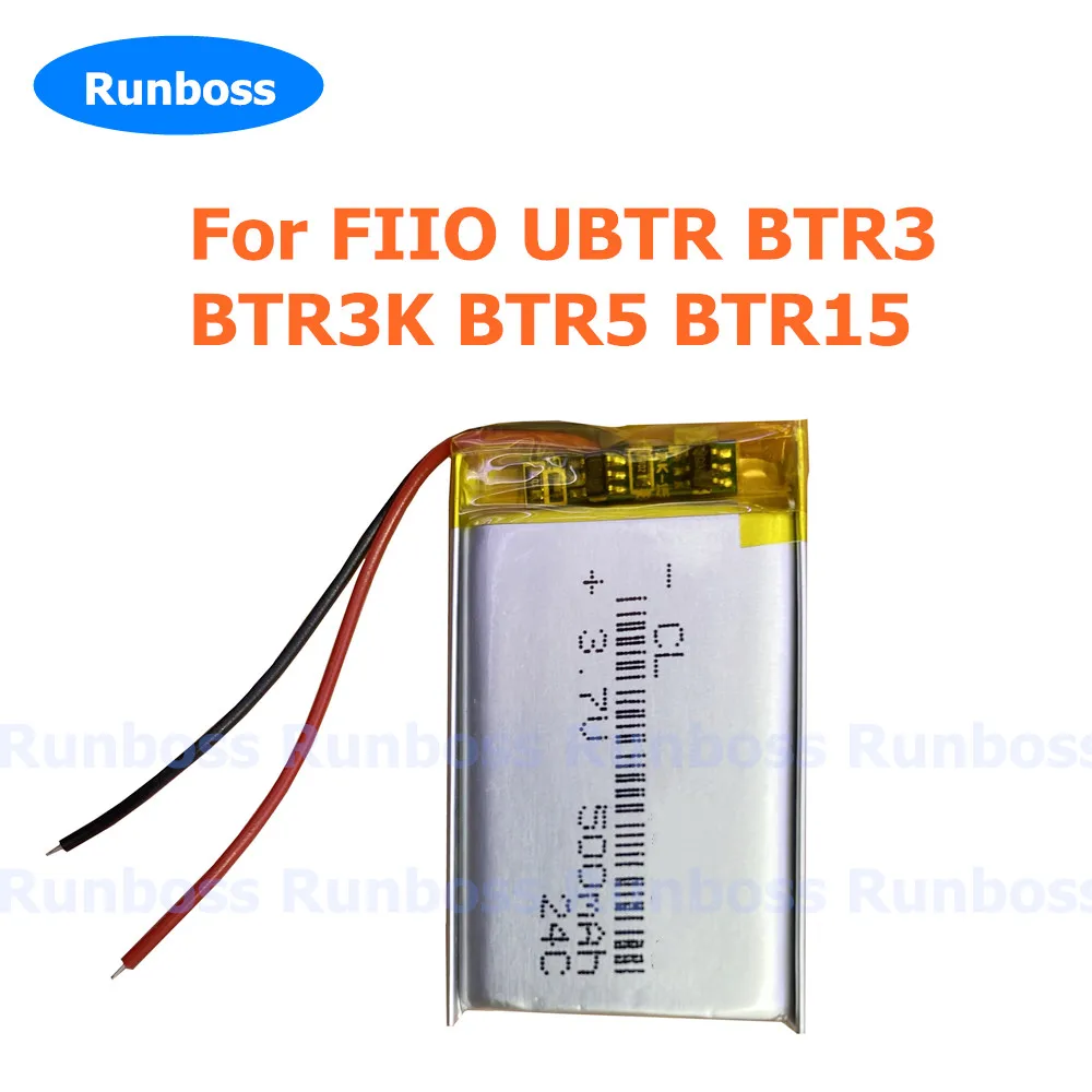 Replacement Li-Polymer Battery For FIIO UBTR μBTR BTR3 BTR3K BTR5 BTR15 Music Player Bluetooth Speaker