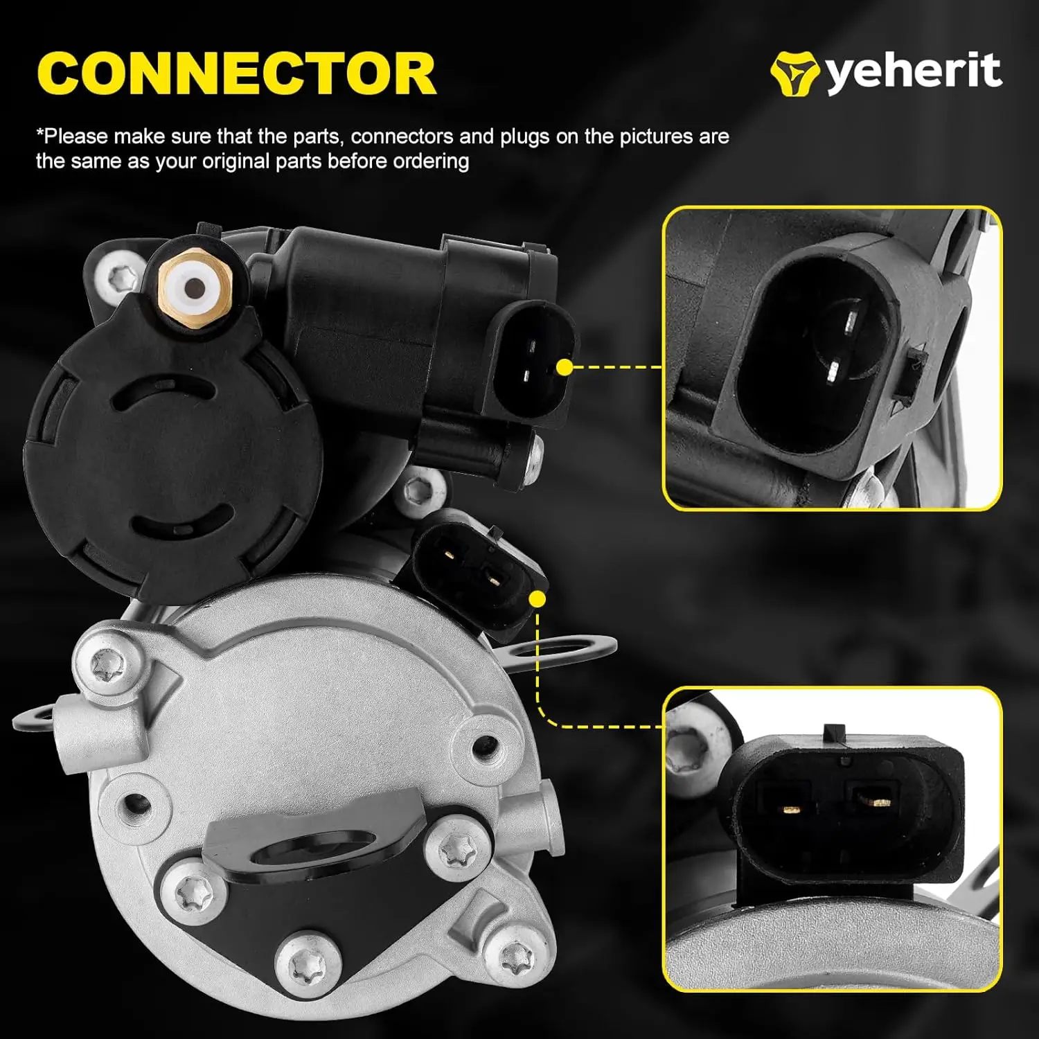 W166 Air Suspension Compressor Pump For Mercedes-Benz CL216 S350 S400 S450 S550 S600 S63 AMG Air Ride Pump W221 X166  2213201704 view 2