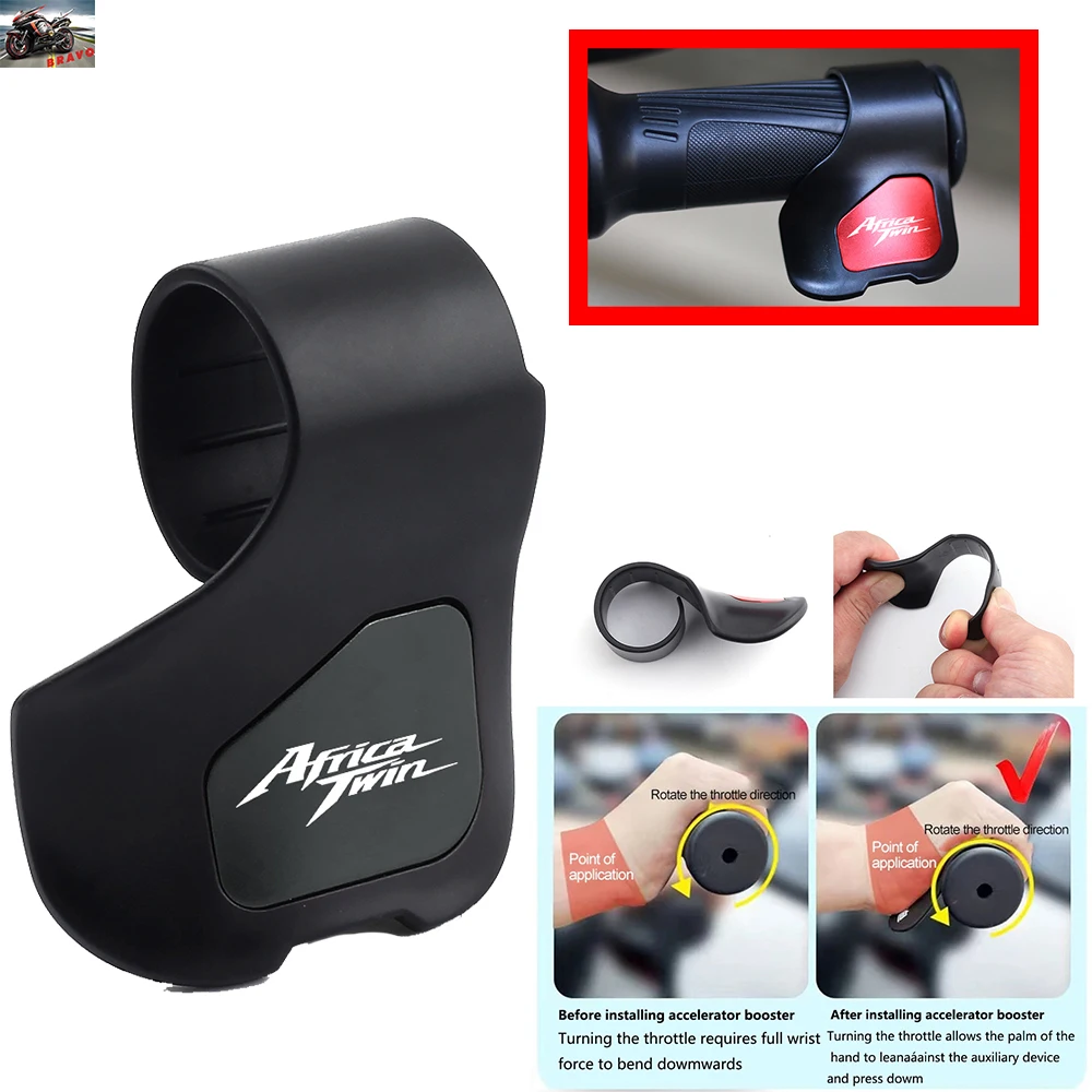 For Honda Africa Twin CRF 1100 1000 Accessories Accelerator Booster Assistant Clip Labor Saver Handlebar Grip Clip Motorcycle