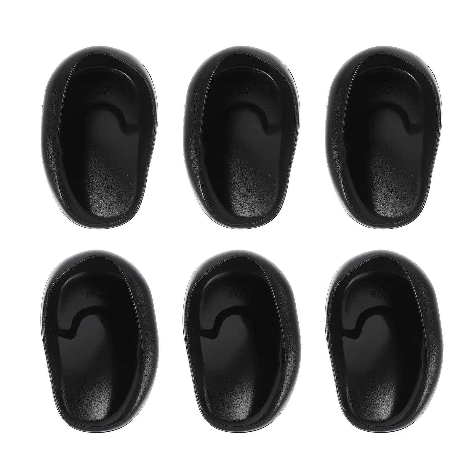 

6 Pcs Ear Covering When Dyeing Hair Black Shampoo Supplies Disposable Kit Plastic Dryer