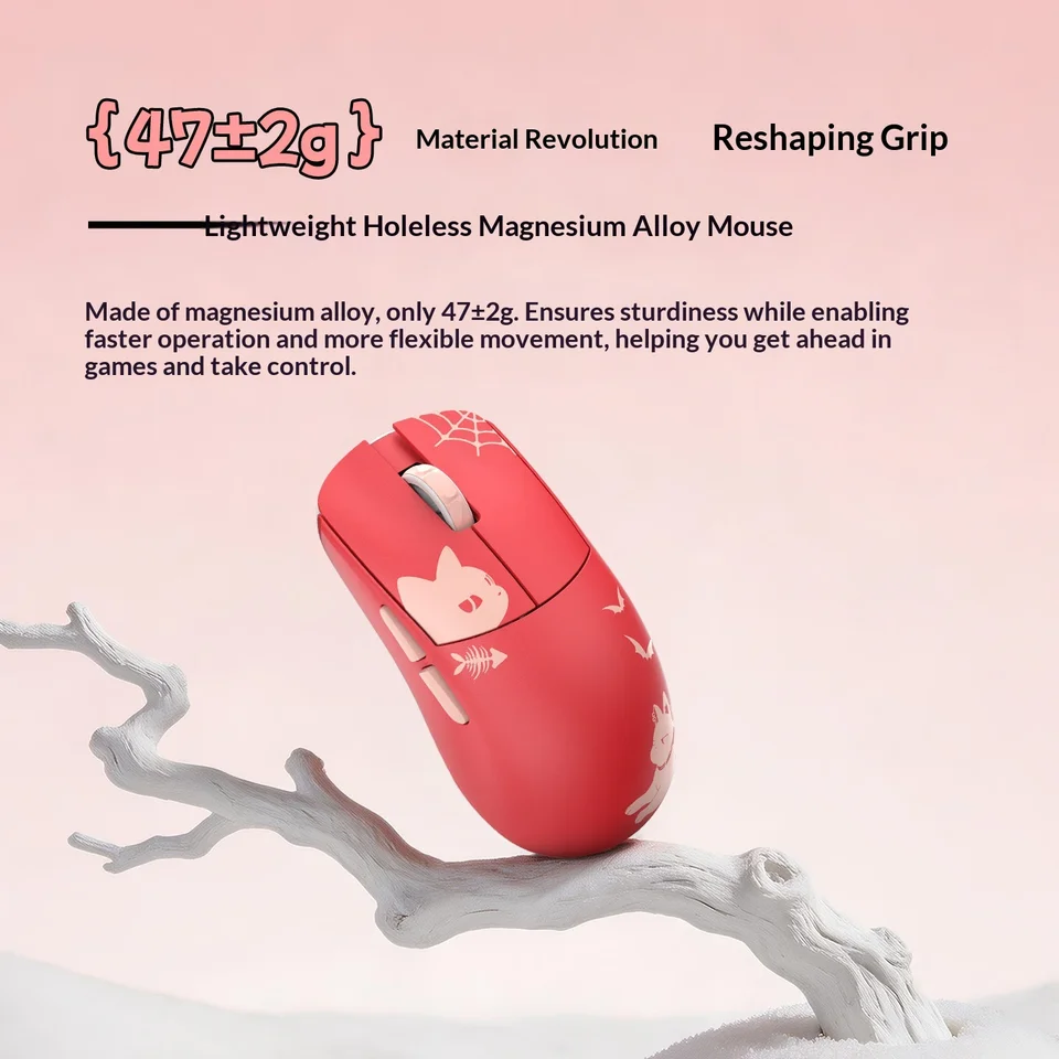 WLMOUSE Ying Magnesium Wireless Gaming Mouse Dual 8K Polling Rate
