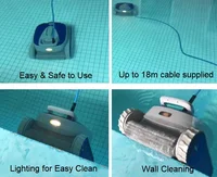 Safety Strong Suction Intelligent Lighted Robotic Swimming Pool Cleaner 6