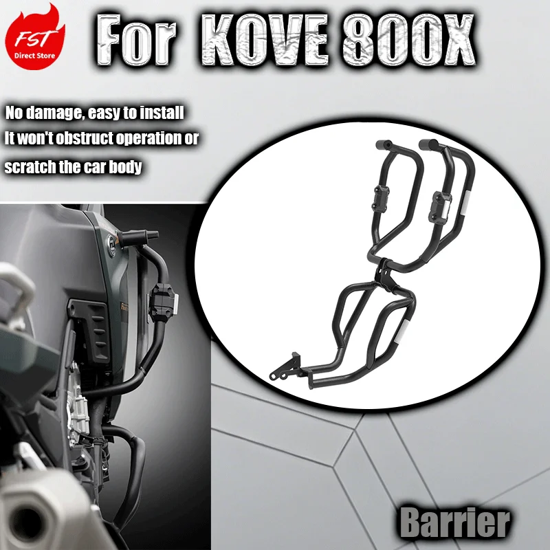 

Fits Kove 800X Upper & Lower Crash Bars, Bumper, Motorcycle Engine Guard Modification Parts