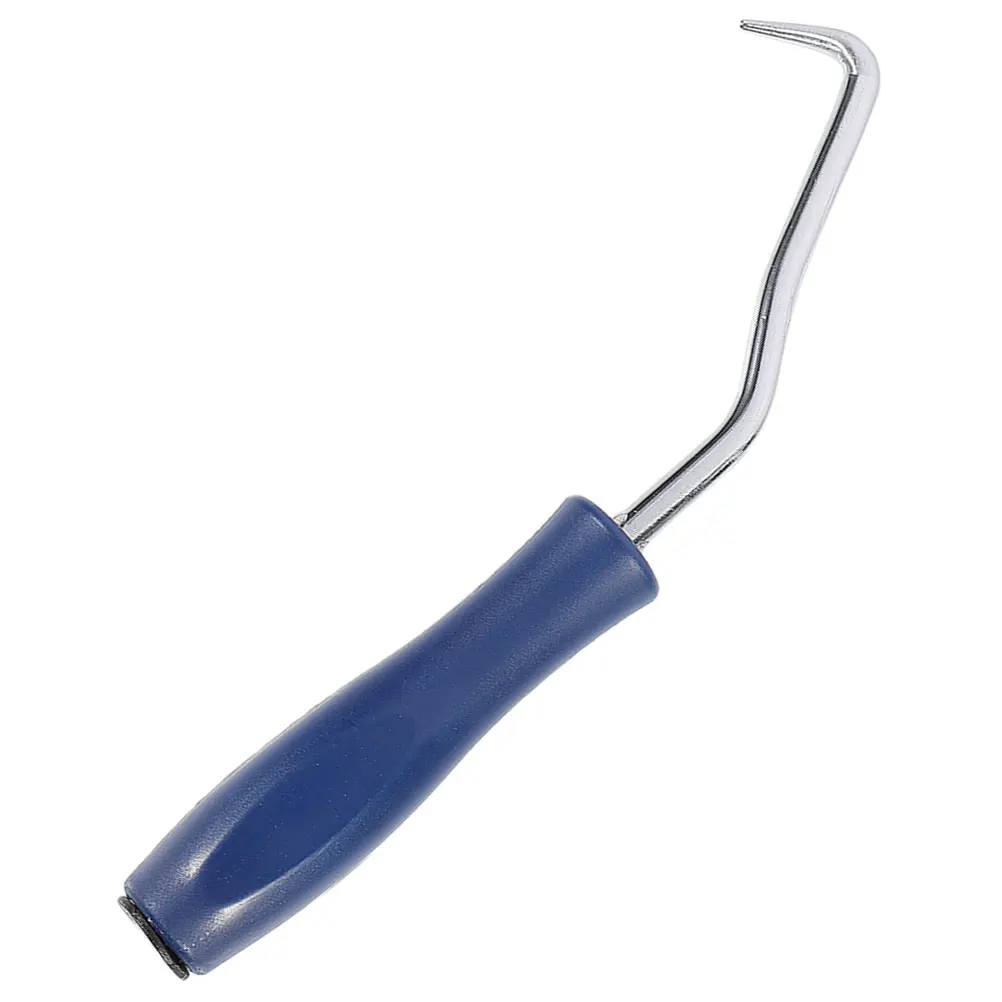 

1pcs Tie Tool Steel Hook Wire Twisting Fence Tool Blue Plastic Handle Small Bend Hook Construction Site Concrete