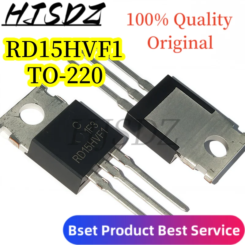 10 PÇS/LOTE Novo original RD15HVF1/RD15HVF1-501 transistor de alta frequência no pacote TO-220 garantido de alta qualidade