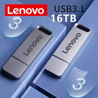 Lenovo 16TB Flash Drive USB 3.2 Super High Speed Transfer Type-c 2-In-1 Metal U Disk Waterproof Portable Memoria Usb Flash Disk