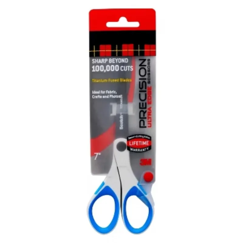 

7" Precision Ultra-Edge Scissors Titanium (Color May Vary): School & Office