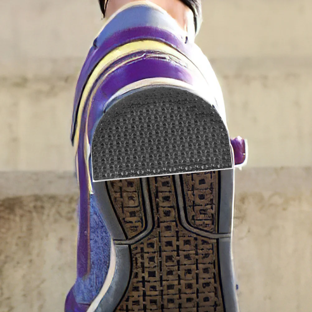 

2Pairs Shoe Sole Anti-Slip Pads Rubber Non-Slip Insole Grip for Sneakers Shoes Cuttable Wear-Resistant Sole Protector